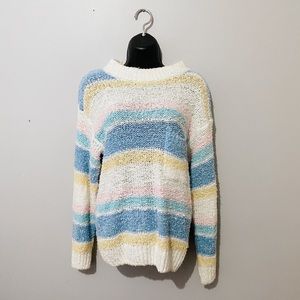 Vintage Wye Oaks Rainbow Sweater